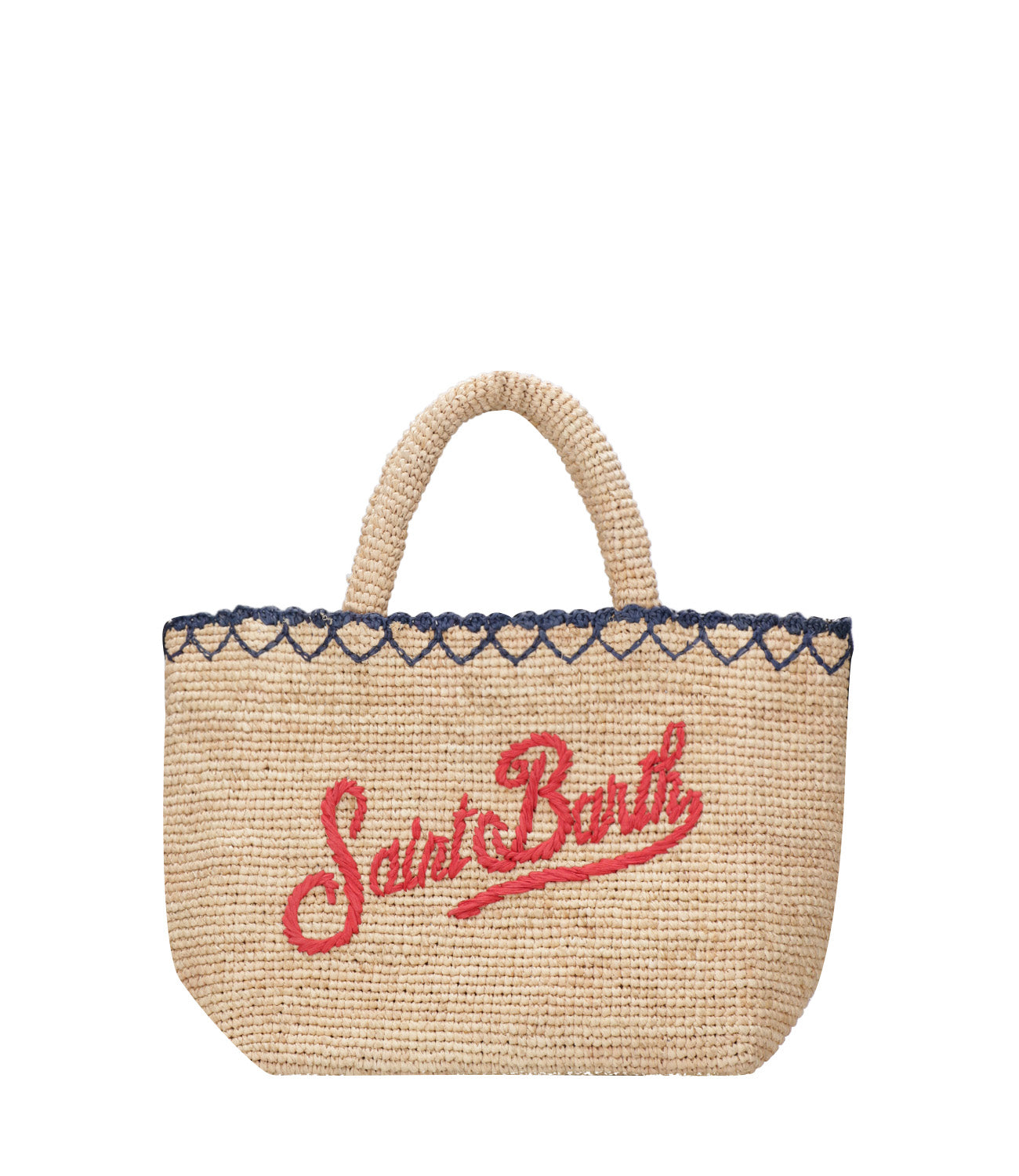 MC2 Saint Barth | Borsa a Mano Beach Bag Beige e Rosso