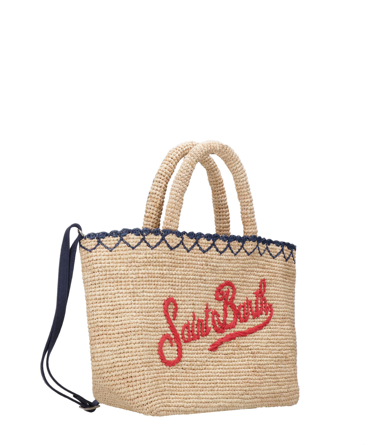 MC2 Saint Barth | Borsa a Mano Beach Bag Beige e Rosso