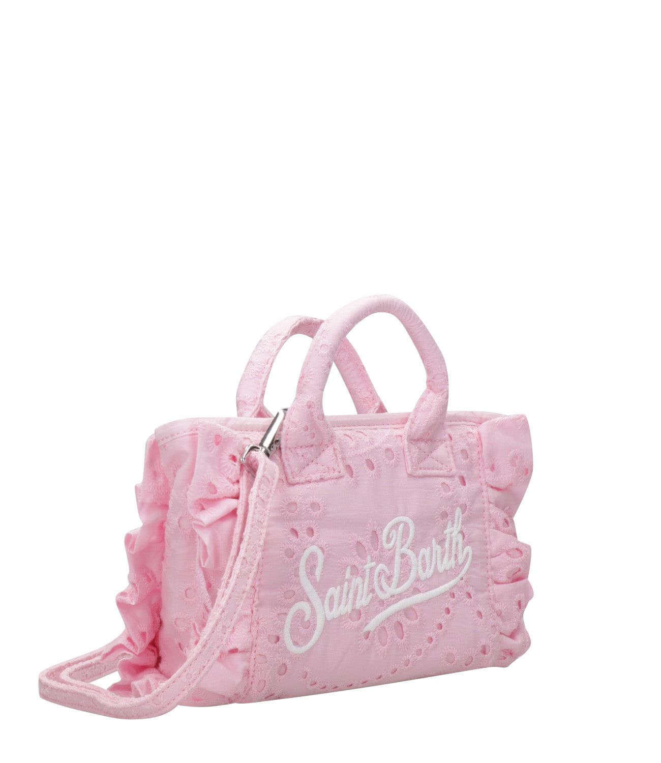 MC2 Saint Barth | Borsa a Mano Vanity Mini Volant Rosa