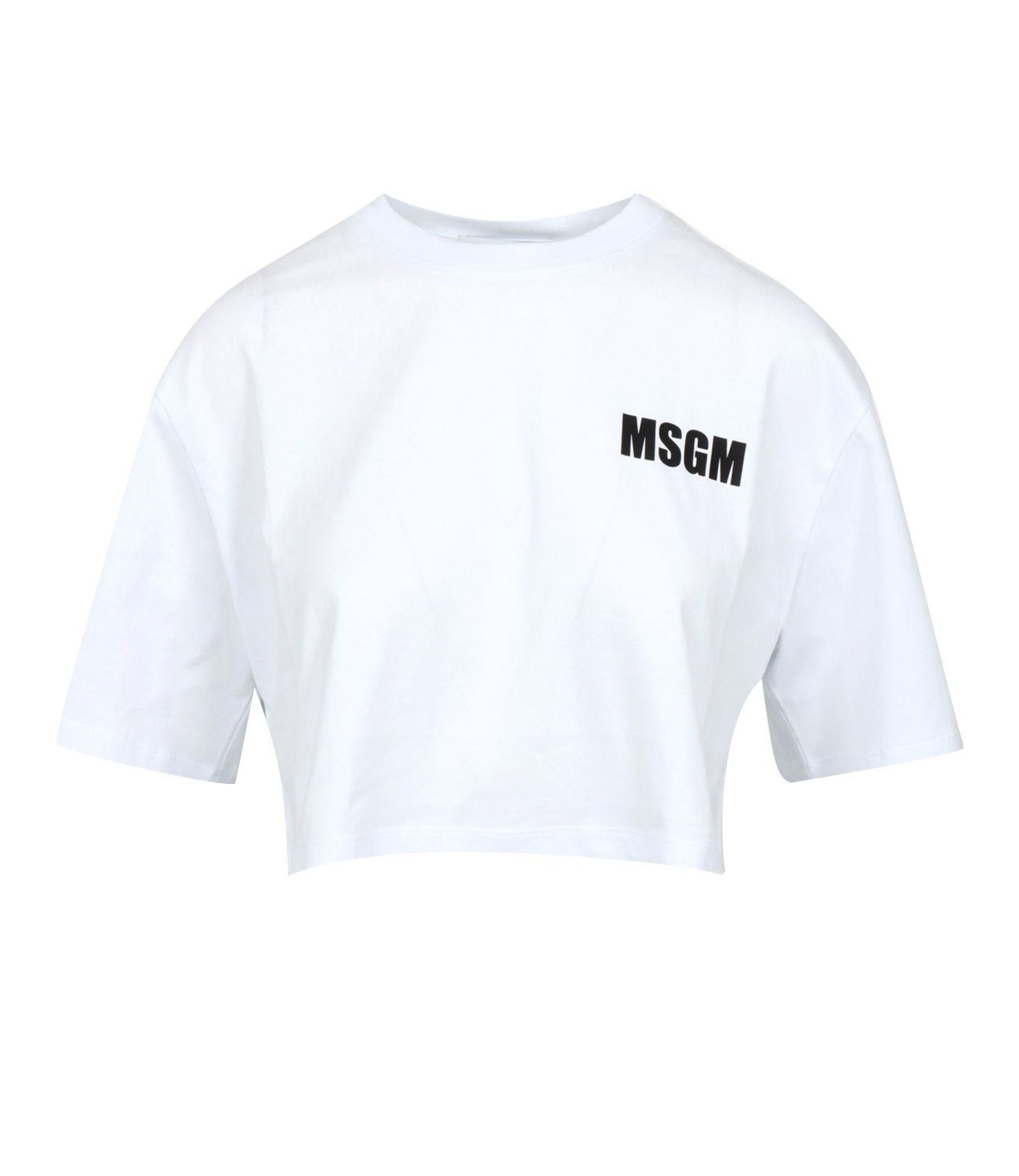 MSGM | T-Shirt Bianco Ottico