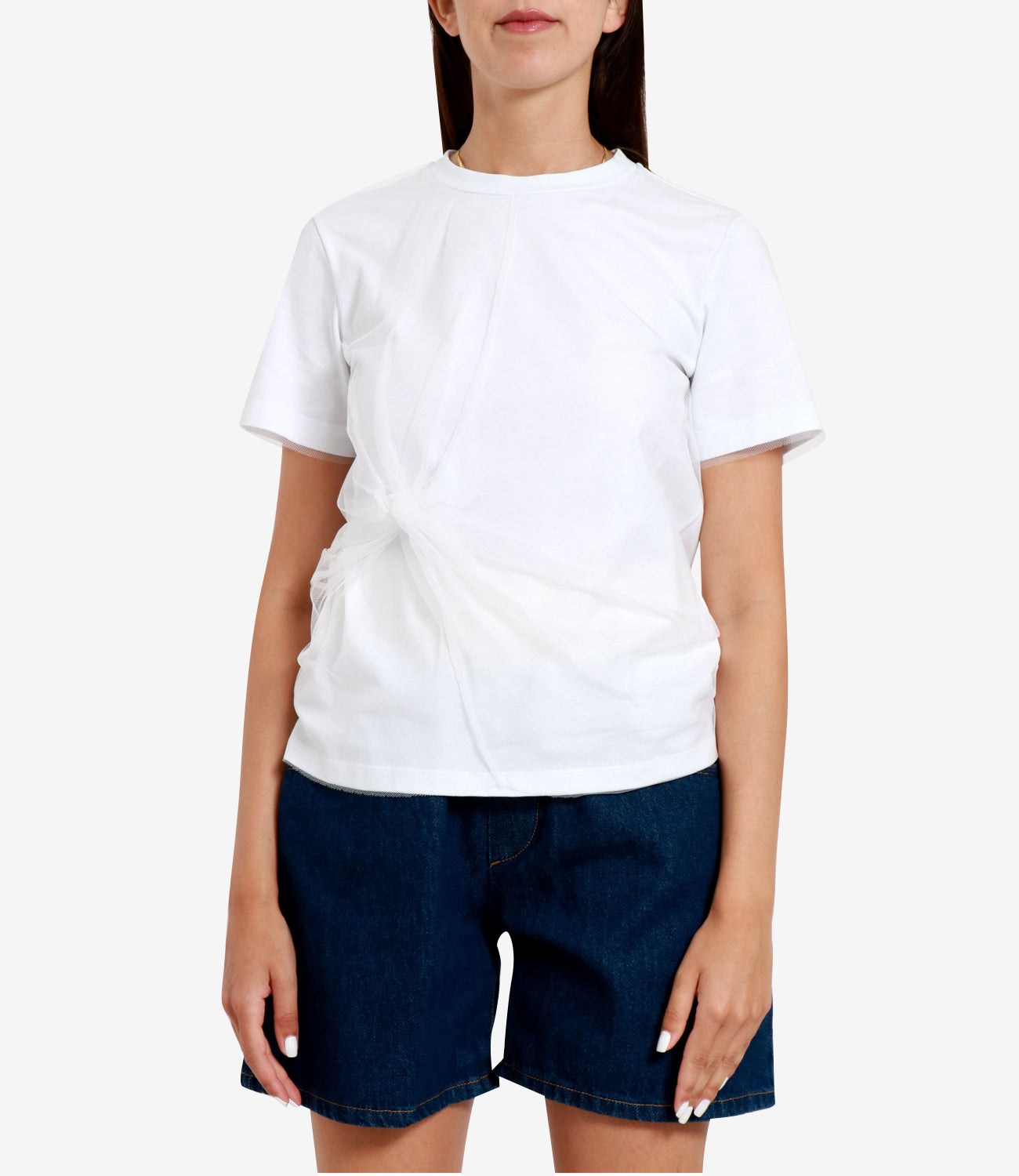 MSGM | T-Shirt Bianco Ottico