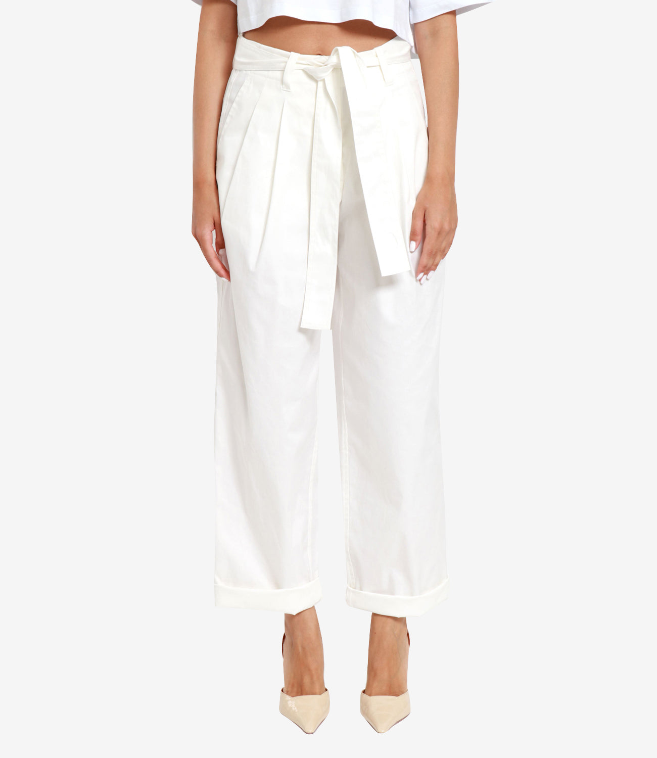 MSGM | Pantalone Bianco
