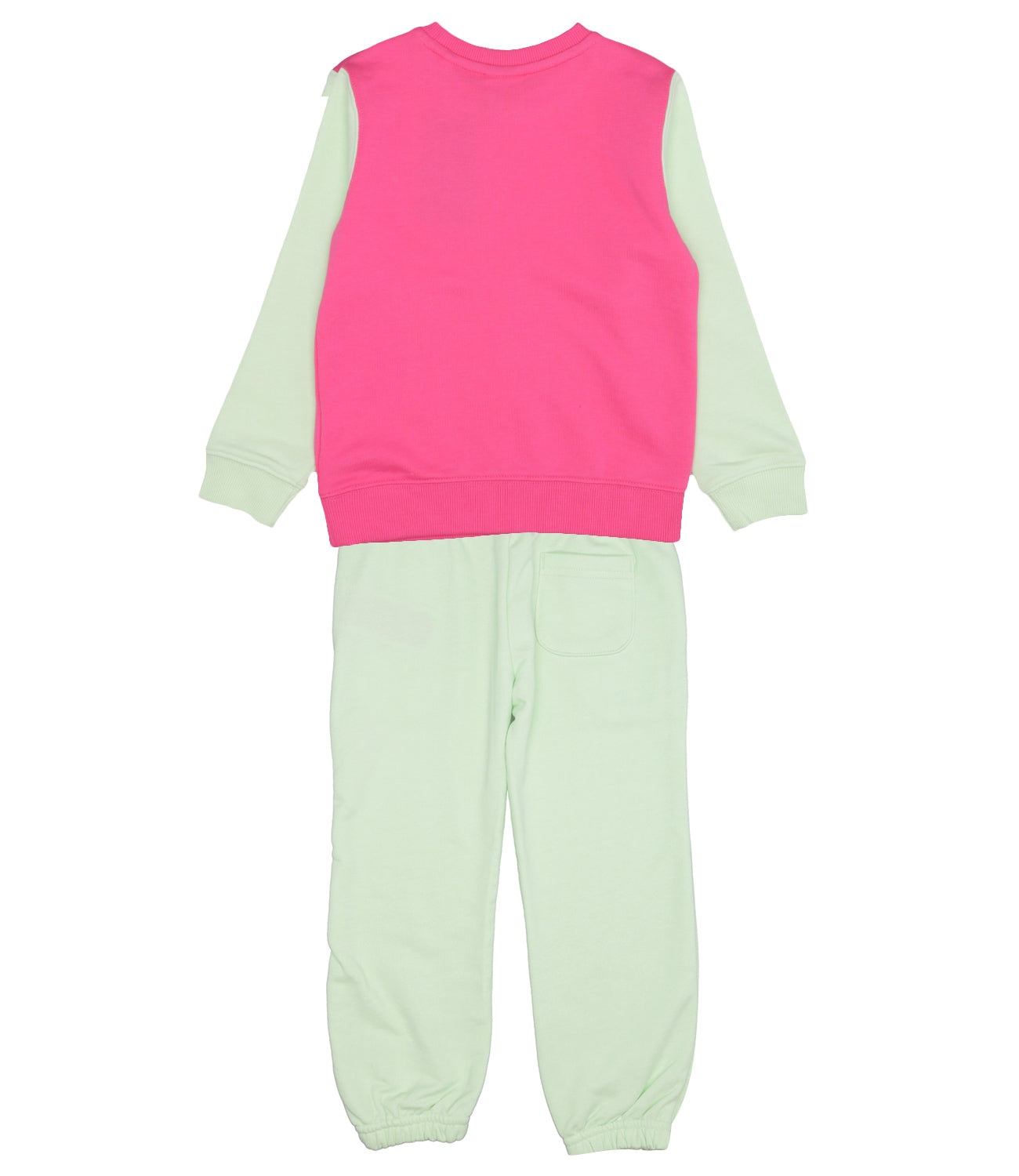 New Balance Kids | Set Felpa e Pantalone Fuxia e Verde
