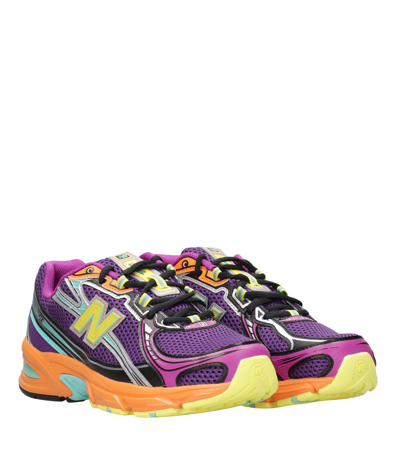 New Balance | Sneakers 740 Viola Giallo e Arancio