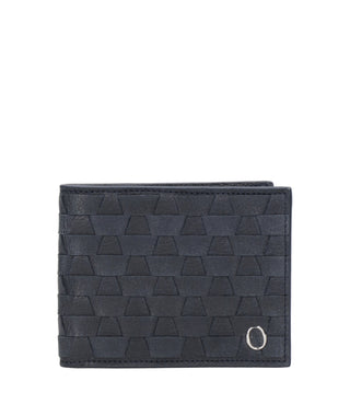 Orciani | Portafogli Chevrette Woven Blu navy