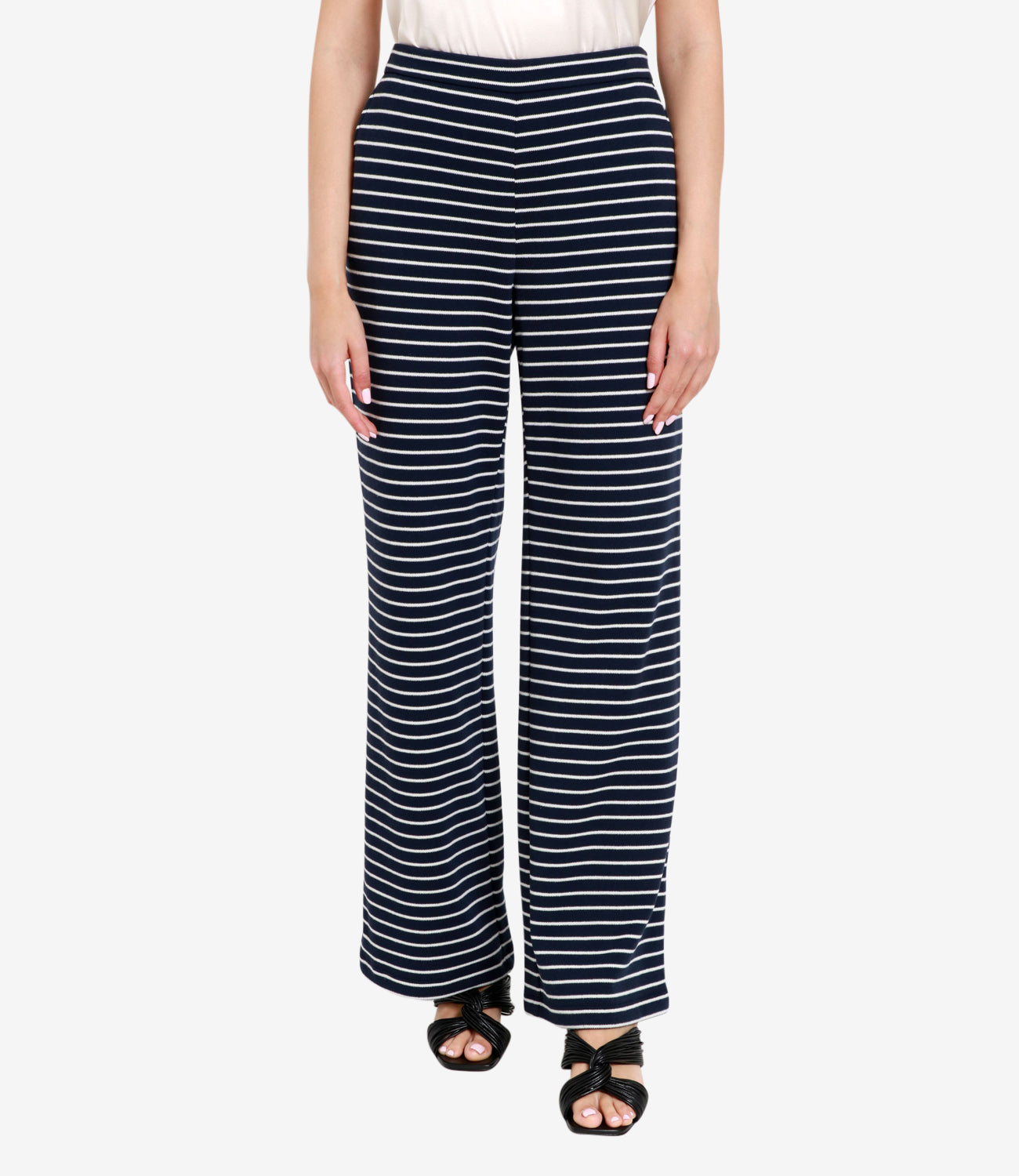 Pennyblack | Pantalone Calamo Blu navy e Bianco