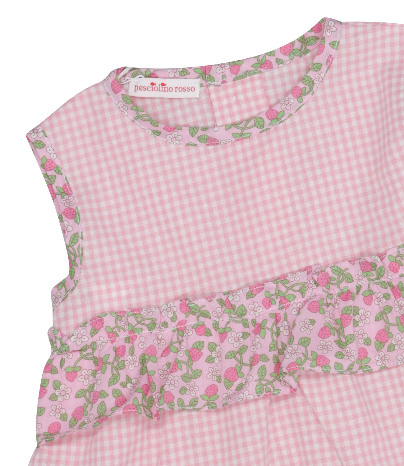 Pesciolino Rosso Kids Beachwear | Blusa Rosa