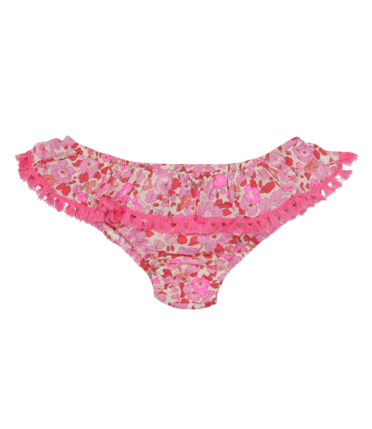 Pesciolino Rosso Beachwear | Costume Slip Panna e Rosa