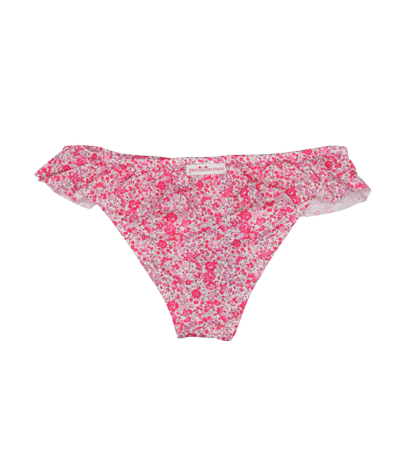 Pesciolino Rosso Beachwear | Costume Slip Bianco e Rosso