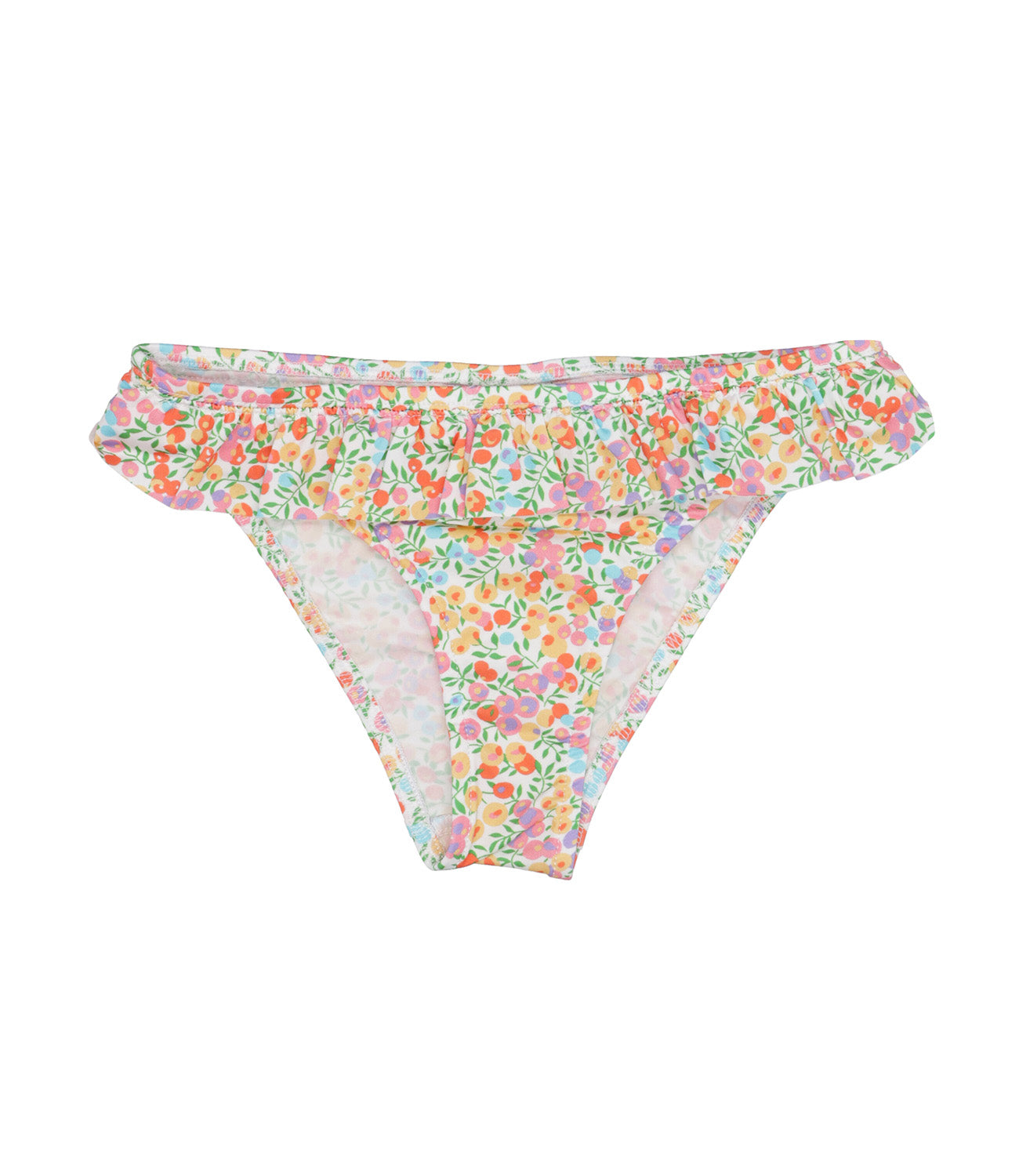 Pesciolino Rosso Beachwear | Costume Slip Bianco e Arancio