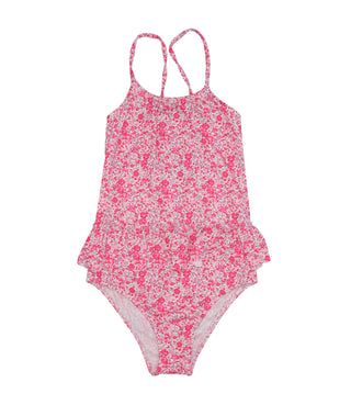 Pesciolino Rosso Beachwear | Costume Intero Bianco e Rosso