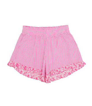 Pesciolino Rosso Kids Beachwear | Shorts Bianco e Rosa