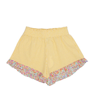 Pesciolino Rosso Kids Beachwear | Shorts Bianco e Giallo