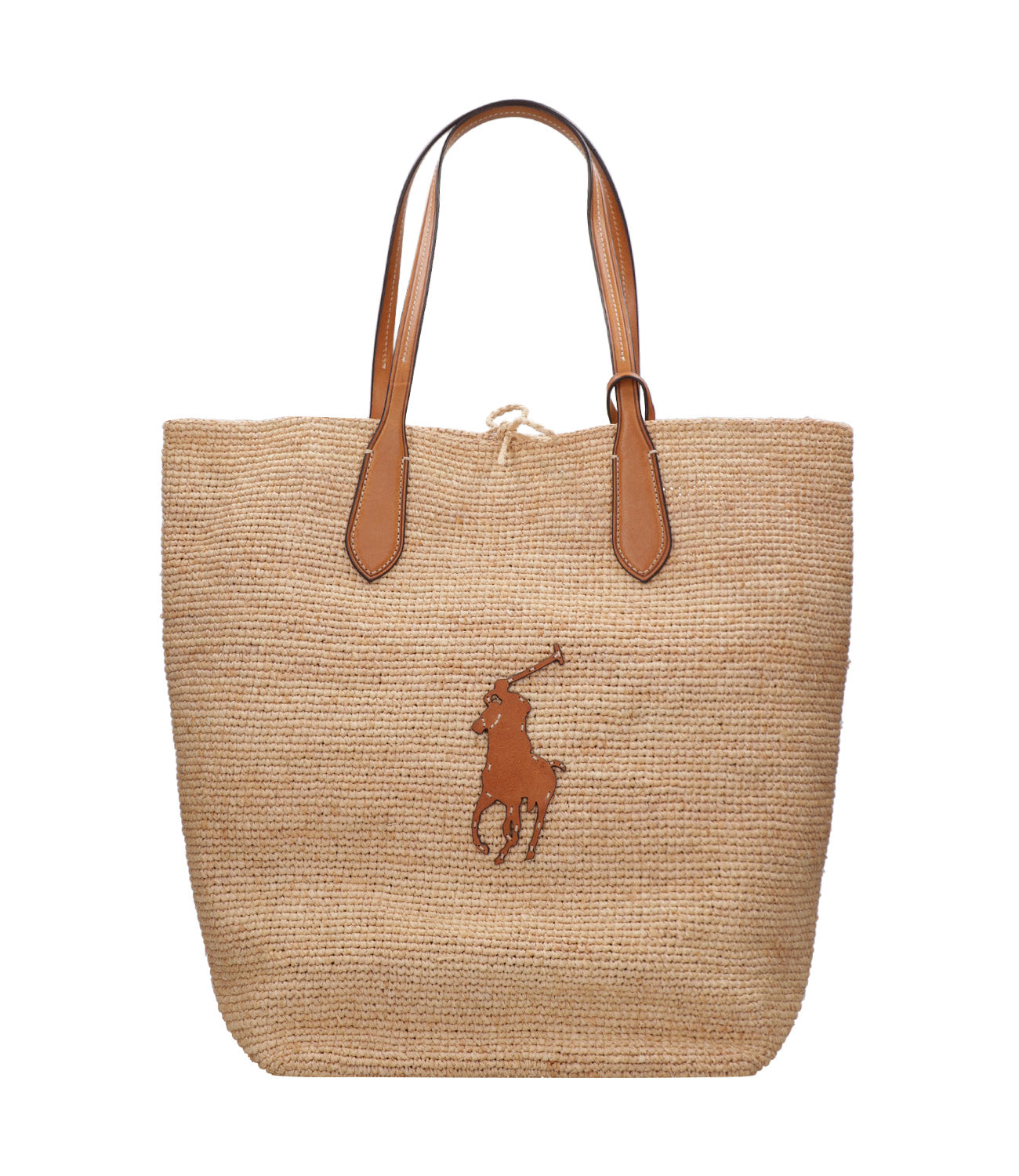 Polo Ralph Lauren | Borsa Tote Naturale e Cuoio