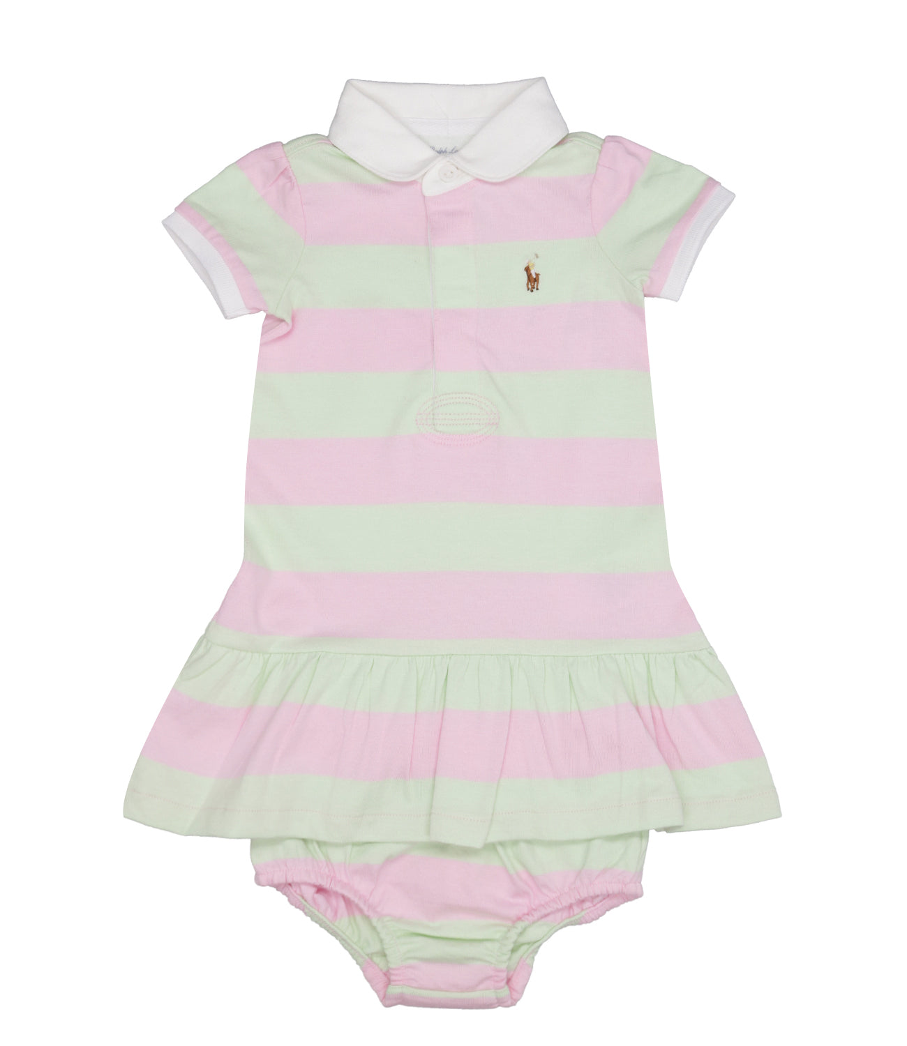 Ralph Lauren Childrenswear | Abito Rosa e Verde