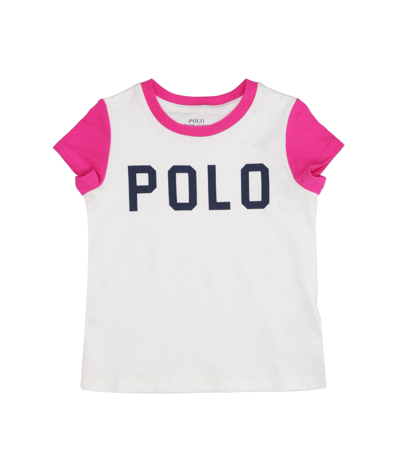 Ralph Lauren Childrenswear | T-Shirt Bianco Fuxia
