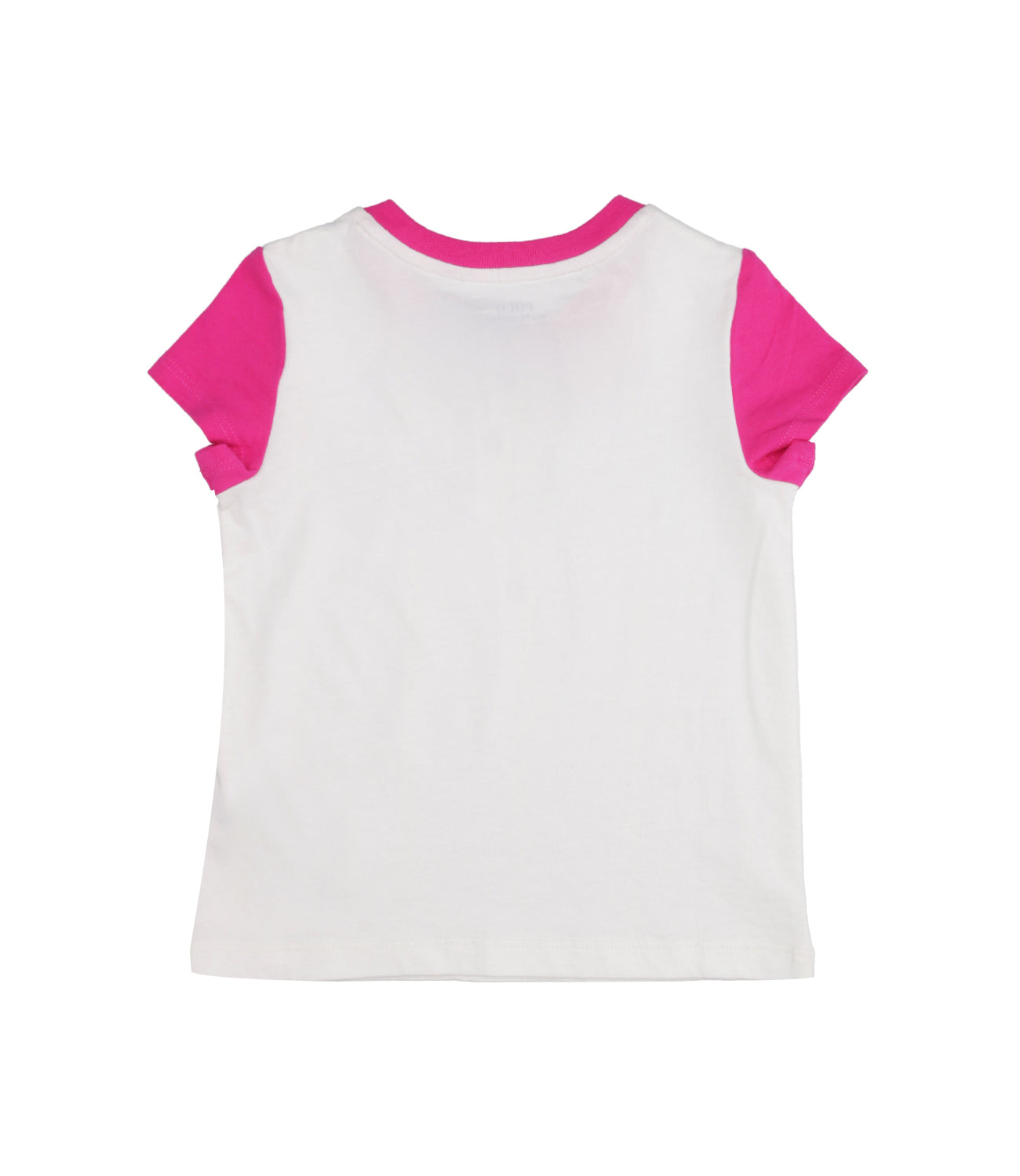 Ralph Lauren Childrenswear | T-Shirt Bianco Fuxia