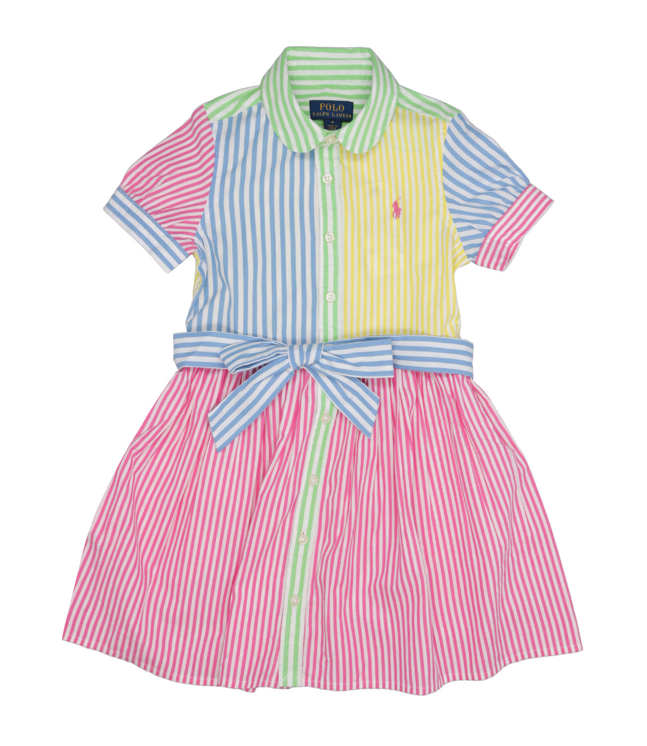 Ralph Lauren Childrenswear | Abito Rosa e Giallo