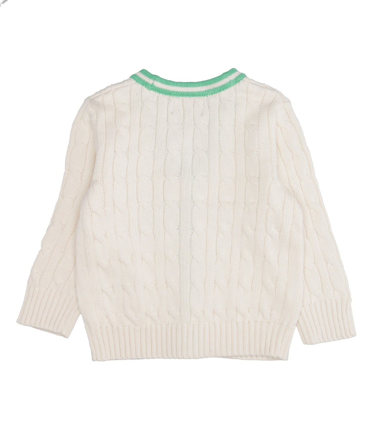 Ralph Lauren Childrenswear | Cardigan Crema Verde