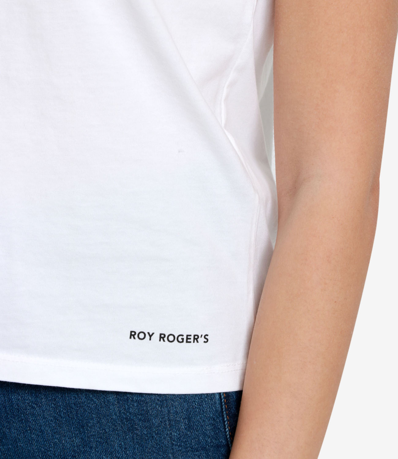 Roy Roger's | T-Shirt Sleeveless Bianco Ottico