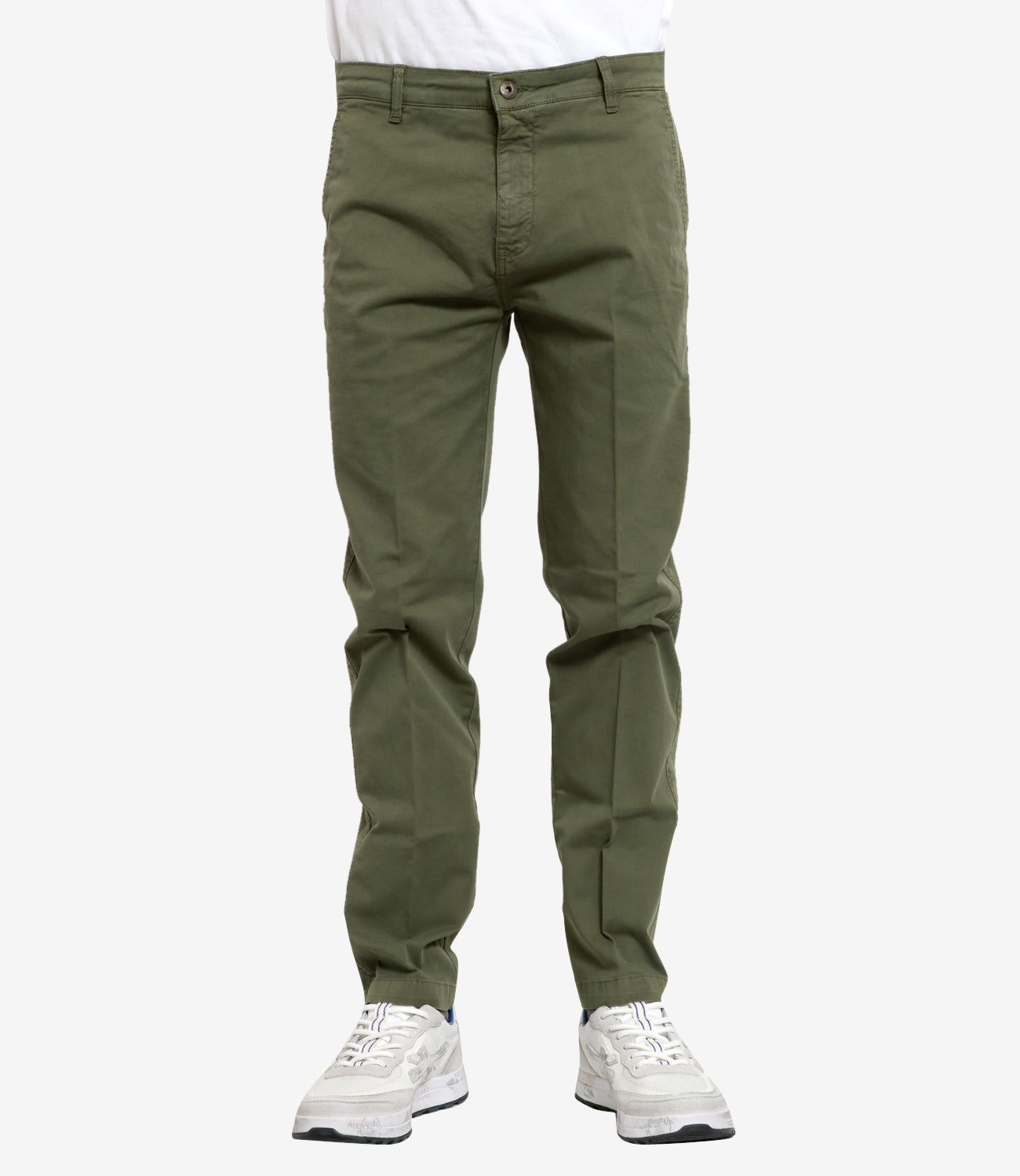 Roy Roger's | Pantalone Chino Smart Verde