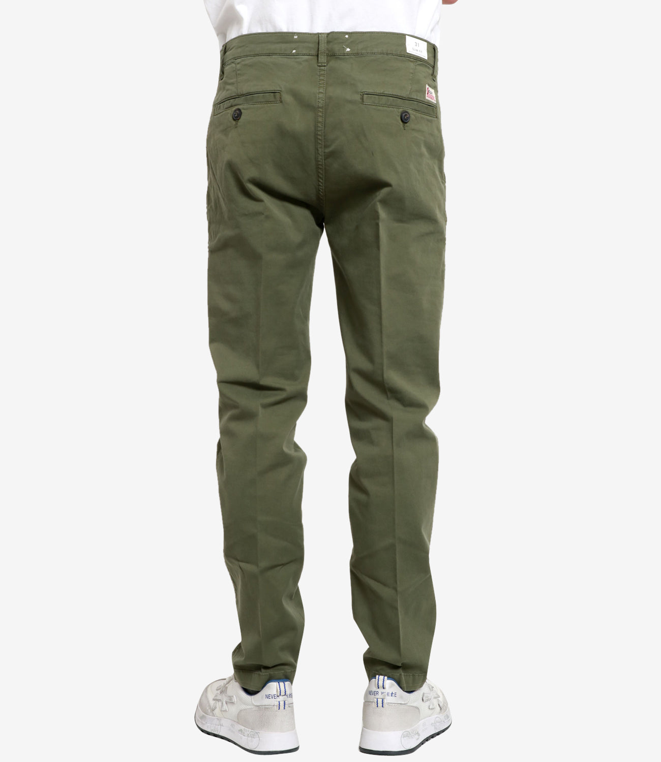 Roy Roger's | Pantalone Chino Smart Verde
