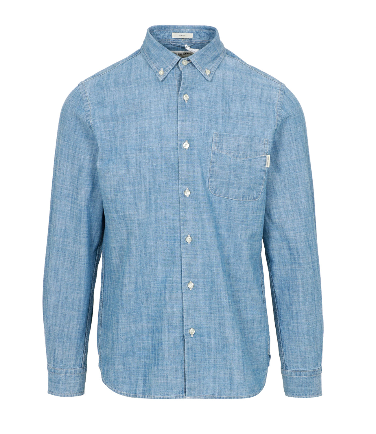 Roy Roger's | Camicia Martin Chambray in Denim chiaro