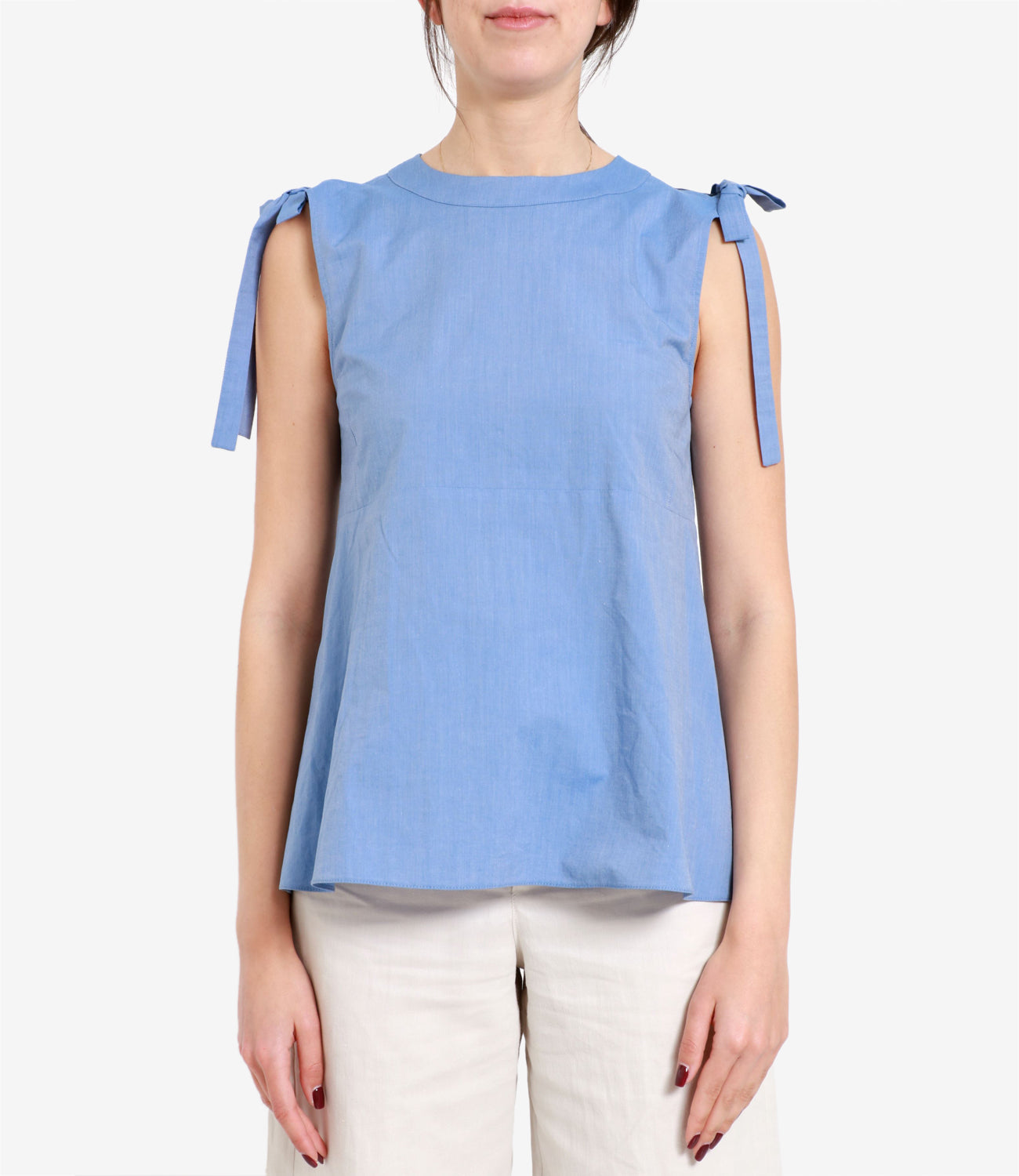S Max Mara | Top Eleonora Azzurro