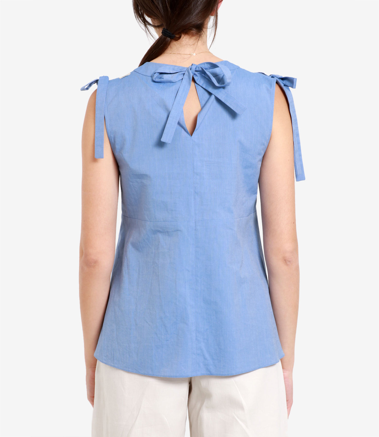 S Max Mara | Top Eleonora Azzurro