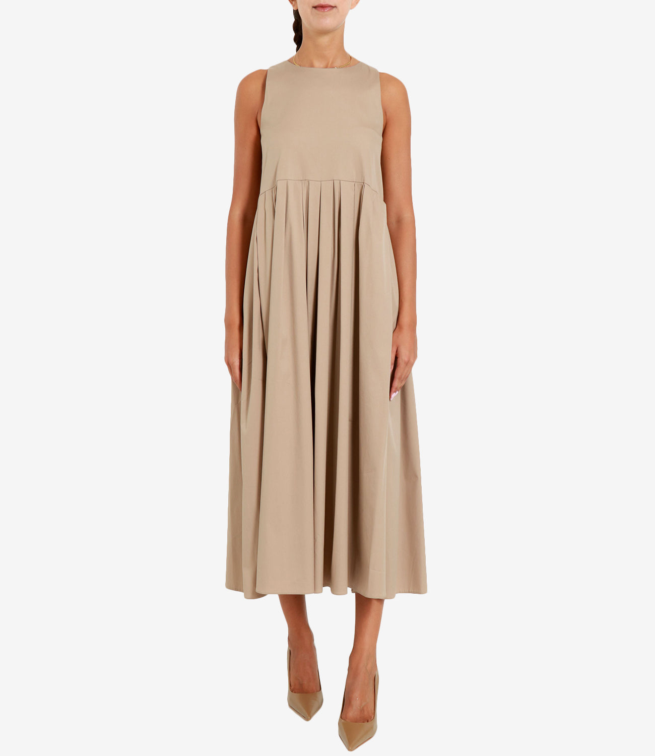 S Max Mara | Abito Moira Beige