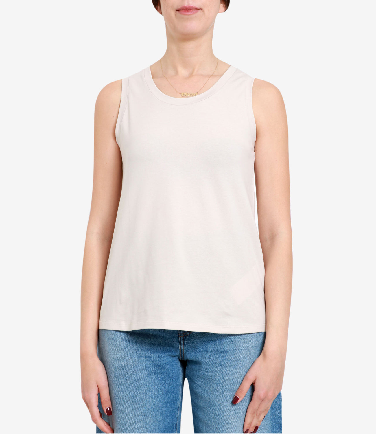 S Max Mara | Canotta Erbert Ecru
