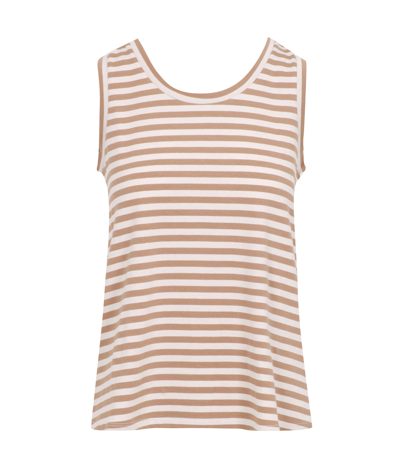 S Max Mara | Canotta Erbert Panna e Cammello
