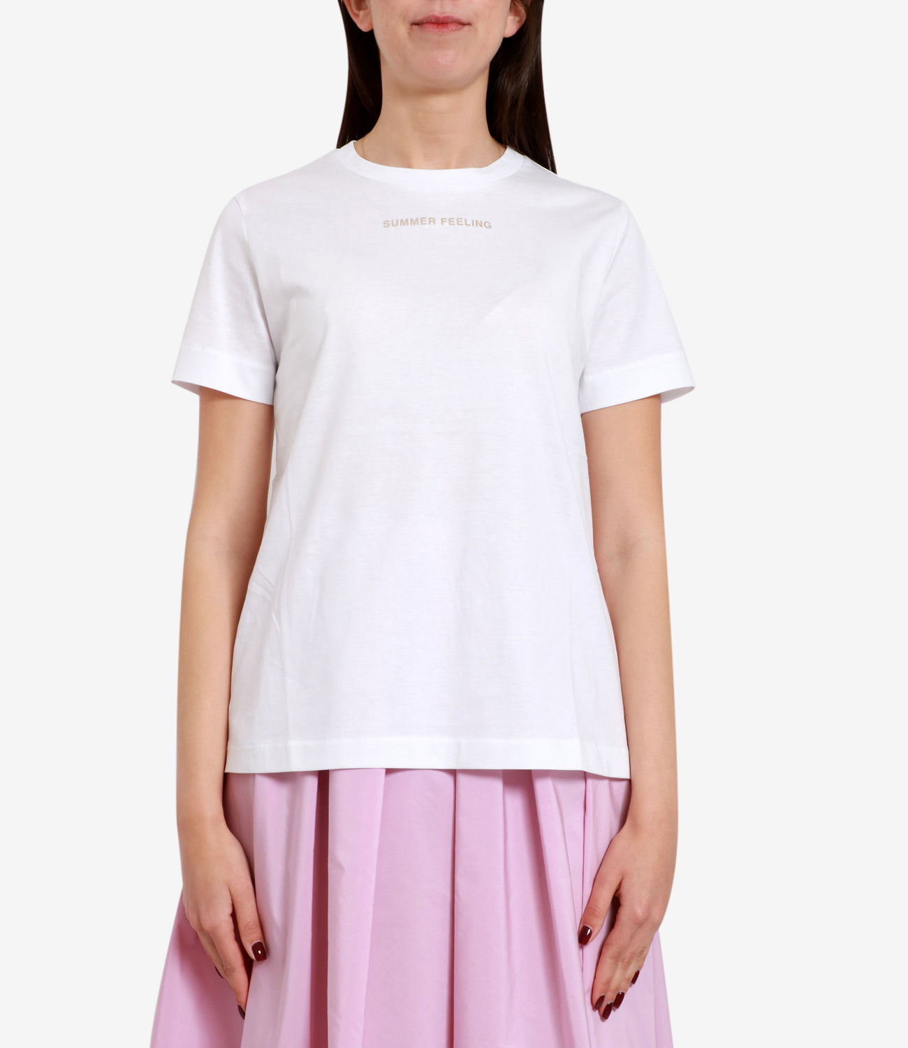 S Max Mara | T-Shirt Lusso Bianco