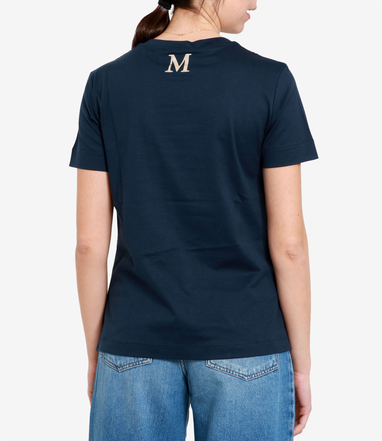 S Max Mara | T-Shirt Lusso Blu navy