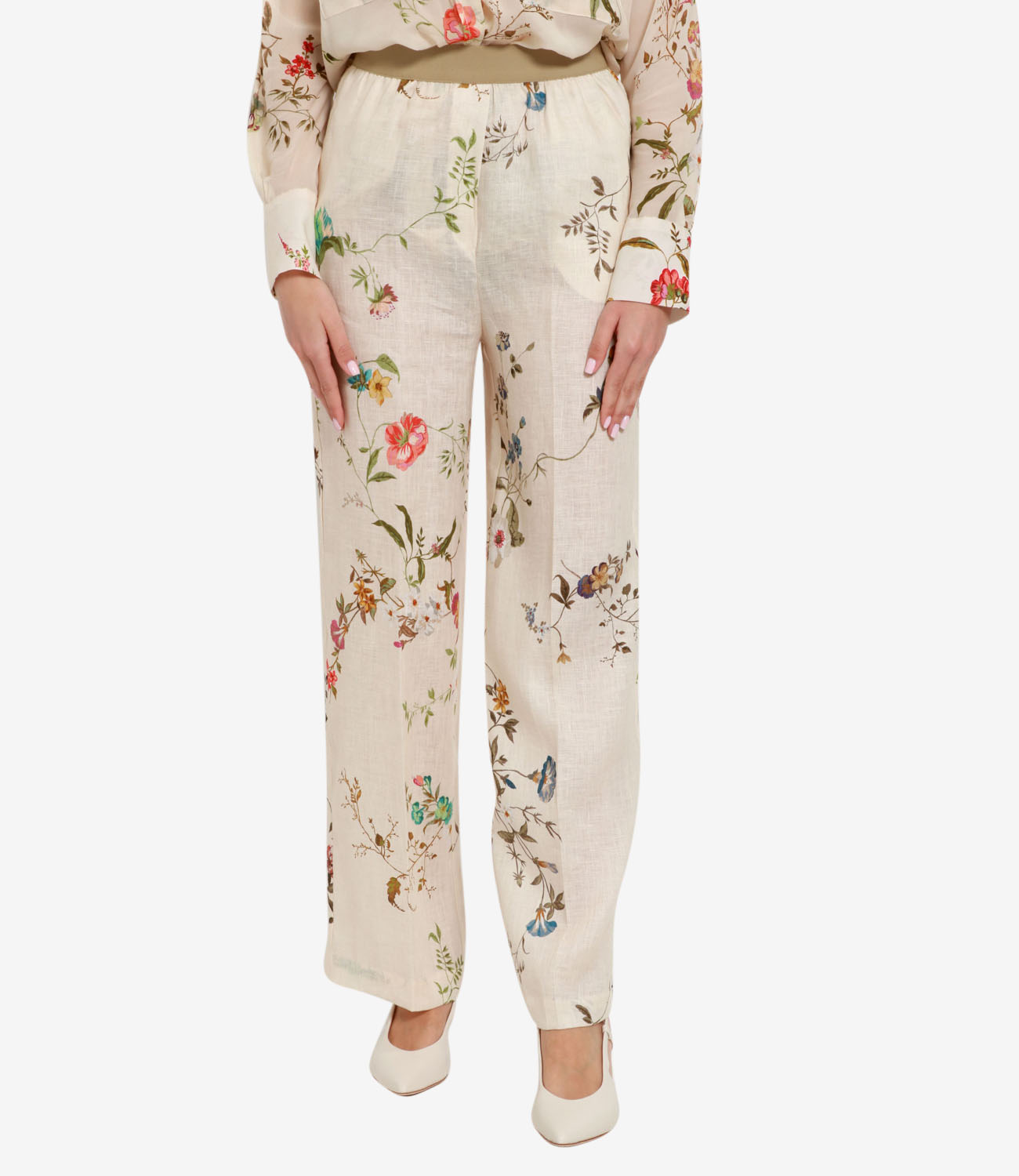 Semicouture | Pantalone Margare Panna