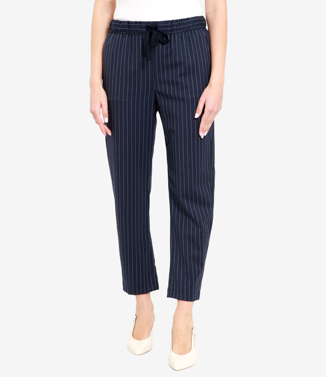 Semicouture | Pantalone Buddy Blu navy