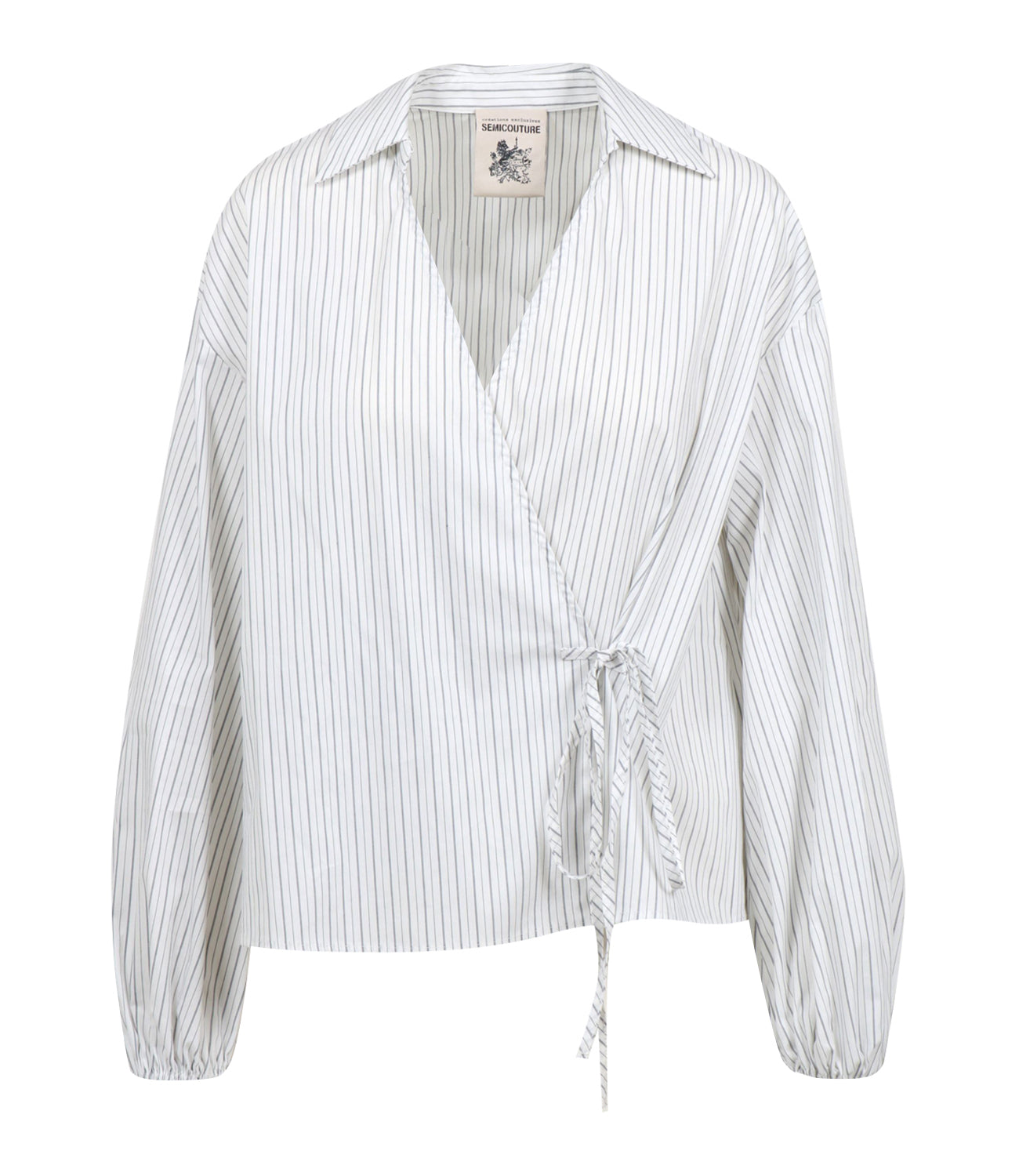 Semicouture | Camicia Charlene Bianco e Blu