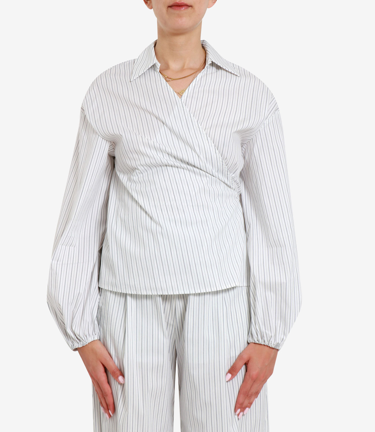 Semicouture | Camicia Charlene Bianco e Blu