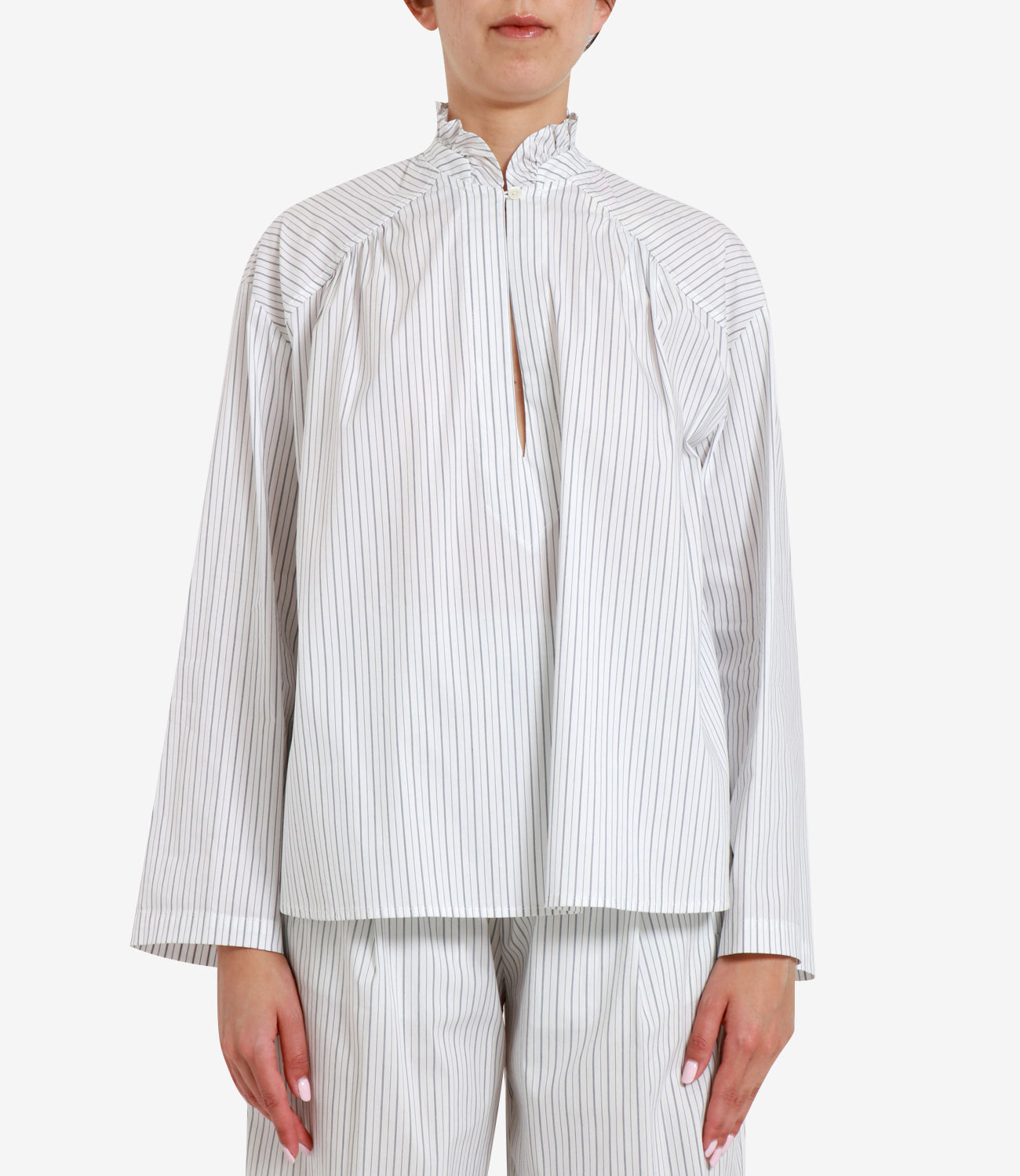 Semicouture | Camicia Fabrizia Bianca e Blu