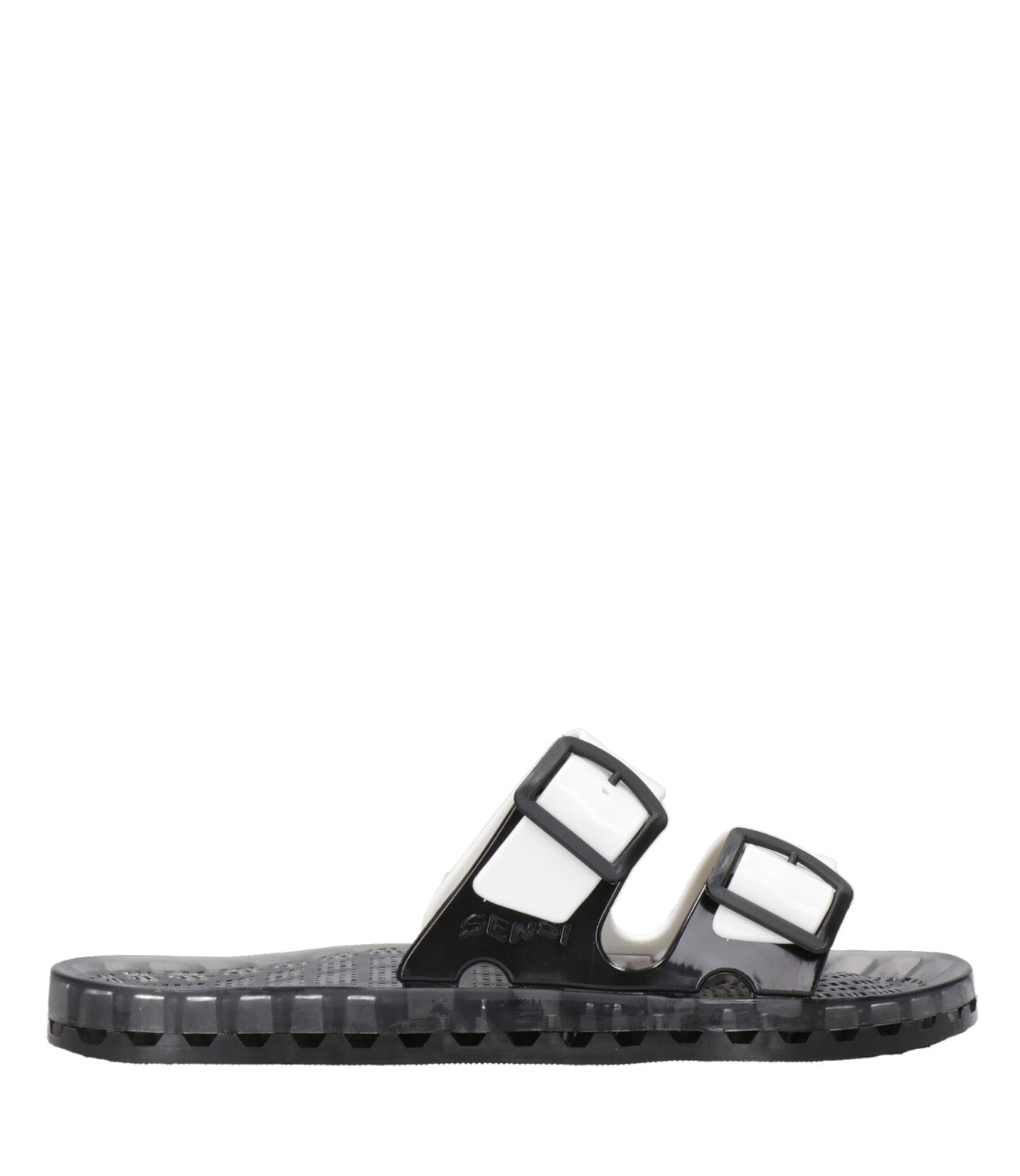 Sensi | Ciabatta La Jolla Black Fluo Bianca