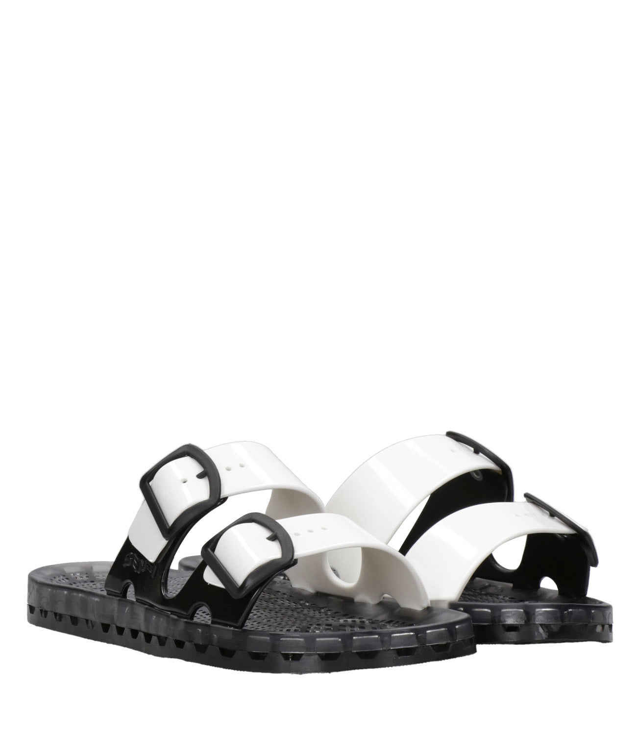 Sensi | Ciabatta La Jolla Black Fluo Bianca