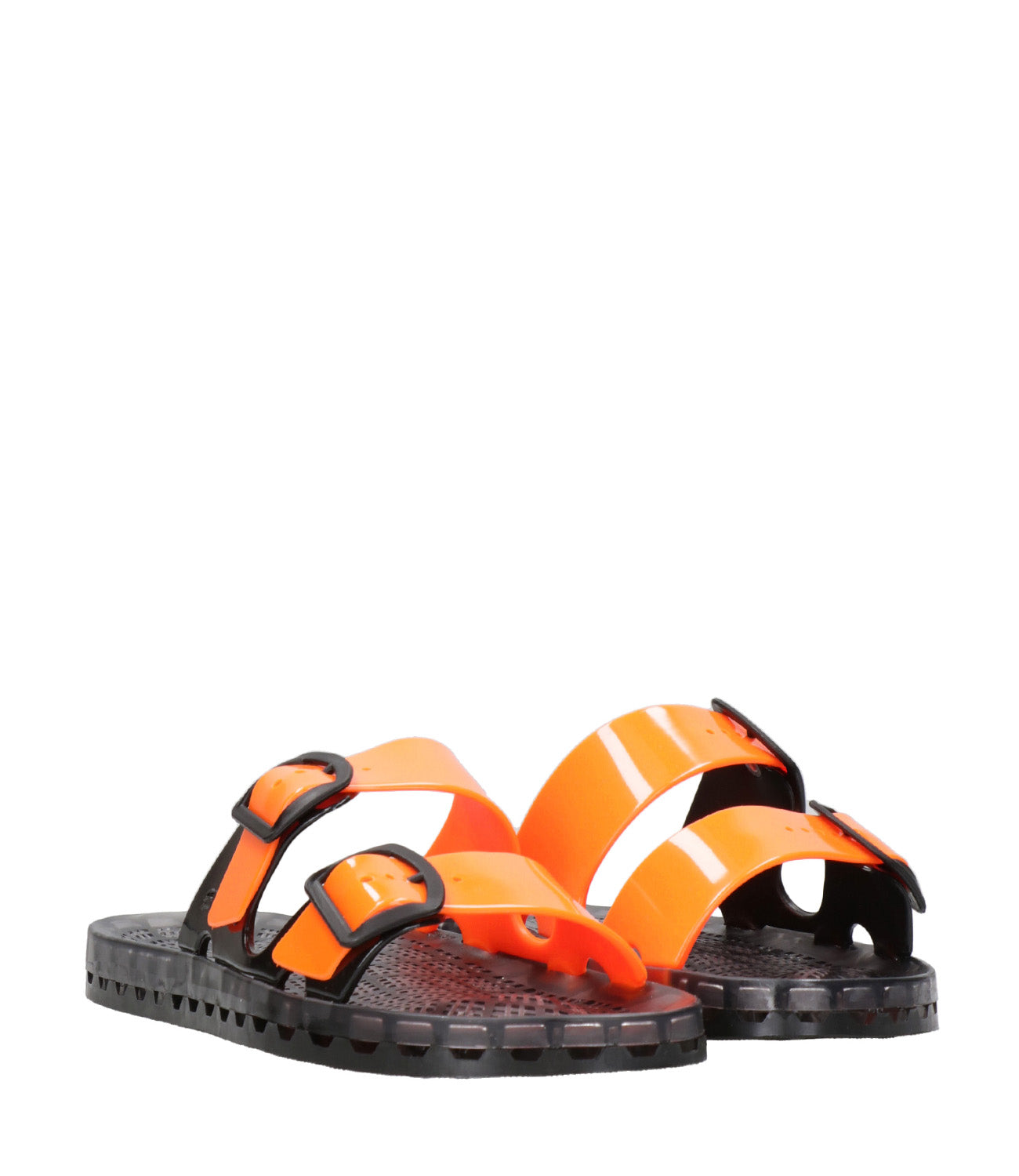 Sensi | Ciabatta La Jolla Black Fluo Arancio