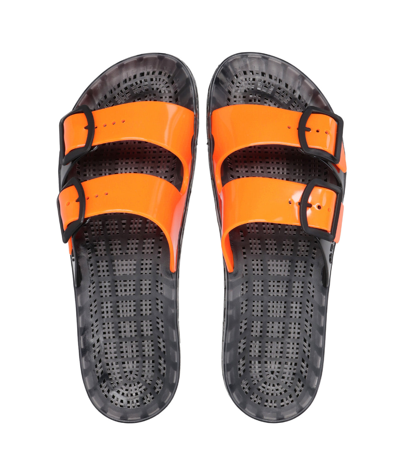 Sensi | Ciabatta La Jolla Black Fluo Arancio