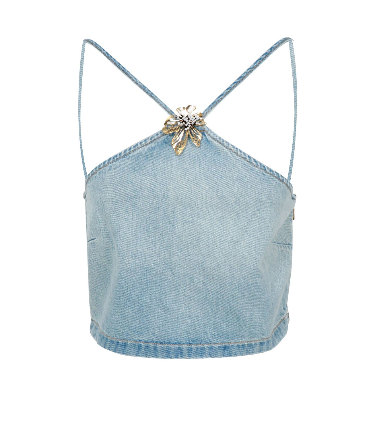 Simona Corsellini | Top Denim chiaro
