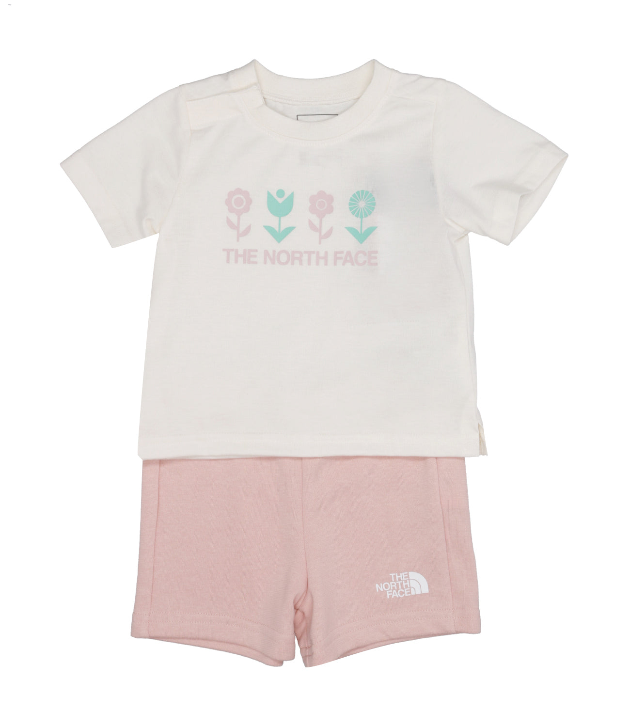 The North Face Kids | Set T-Shirt e Bermuda Bianco e Rosa