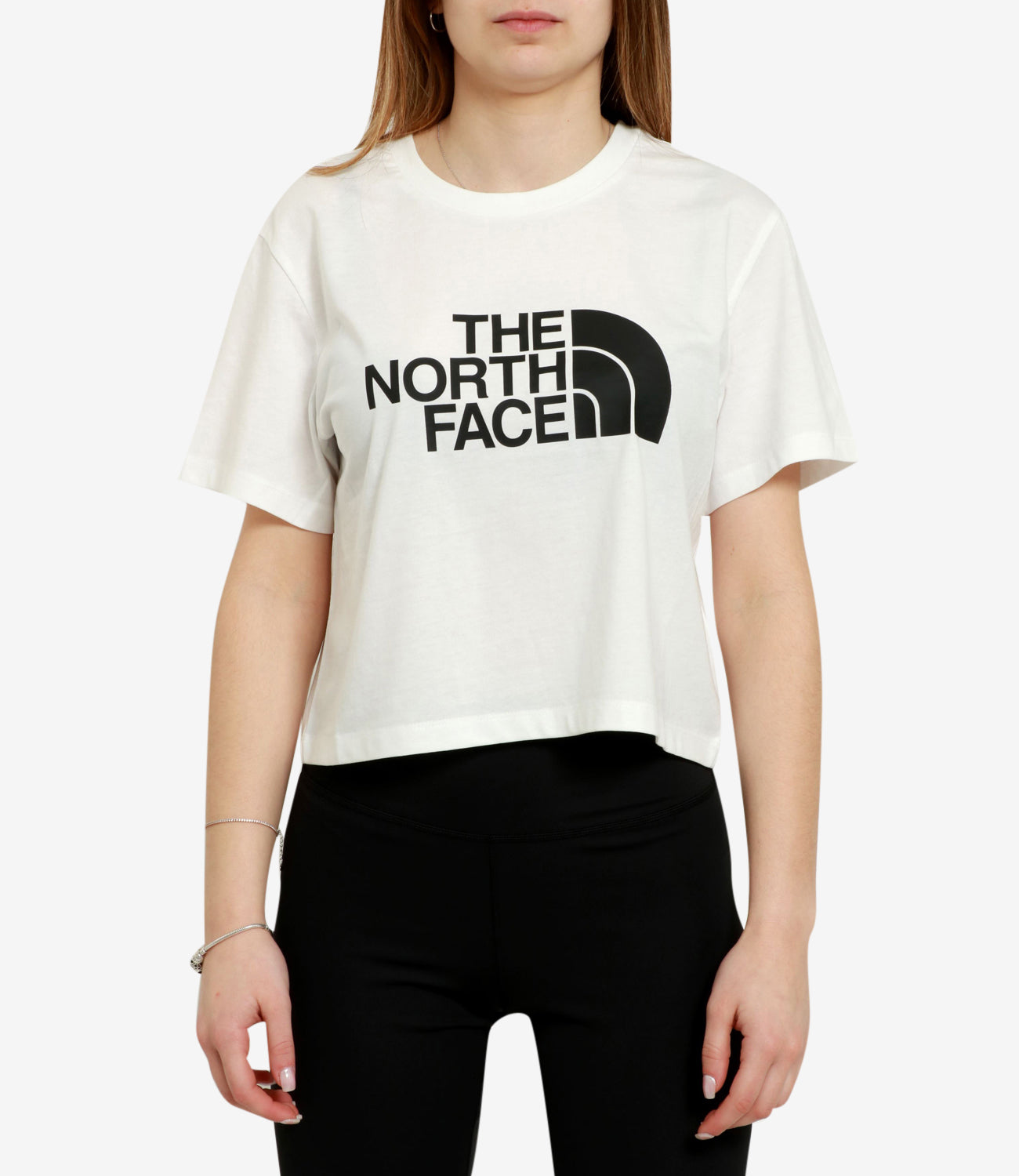 The North Face | T-Shirt SS Easy Relaxed Cropped Bianco