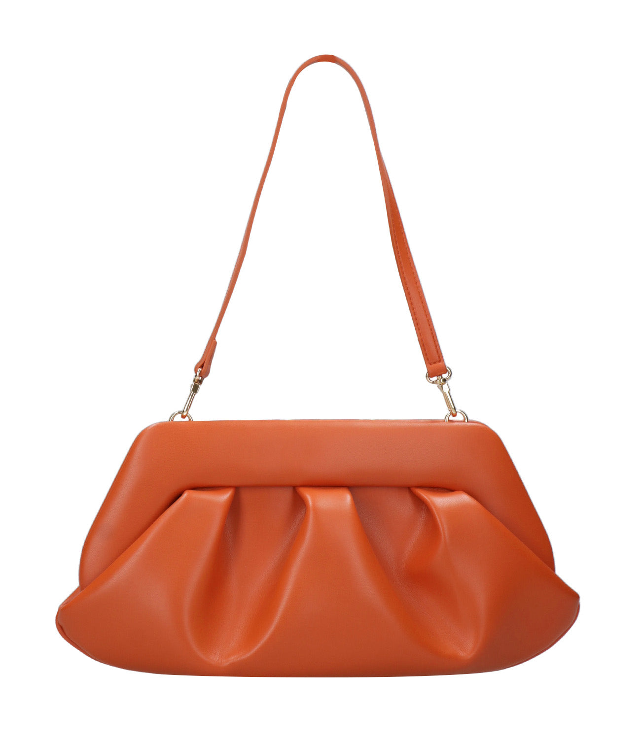 Themoirè | Clutch Emera Arancio scuro