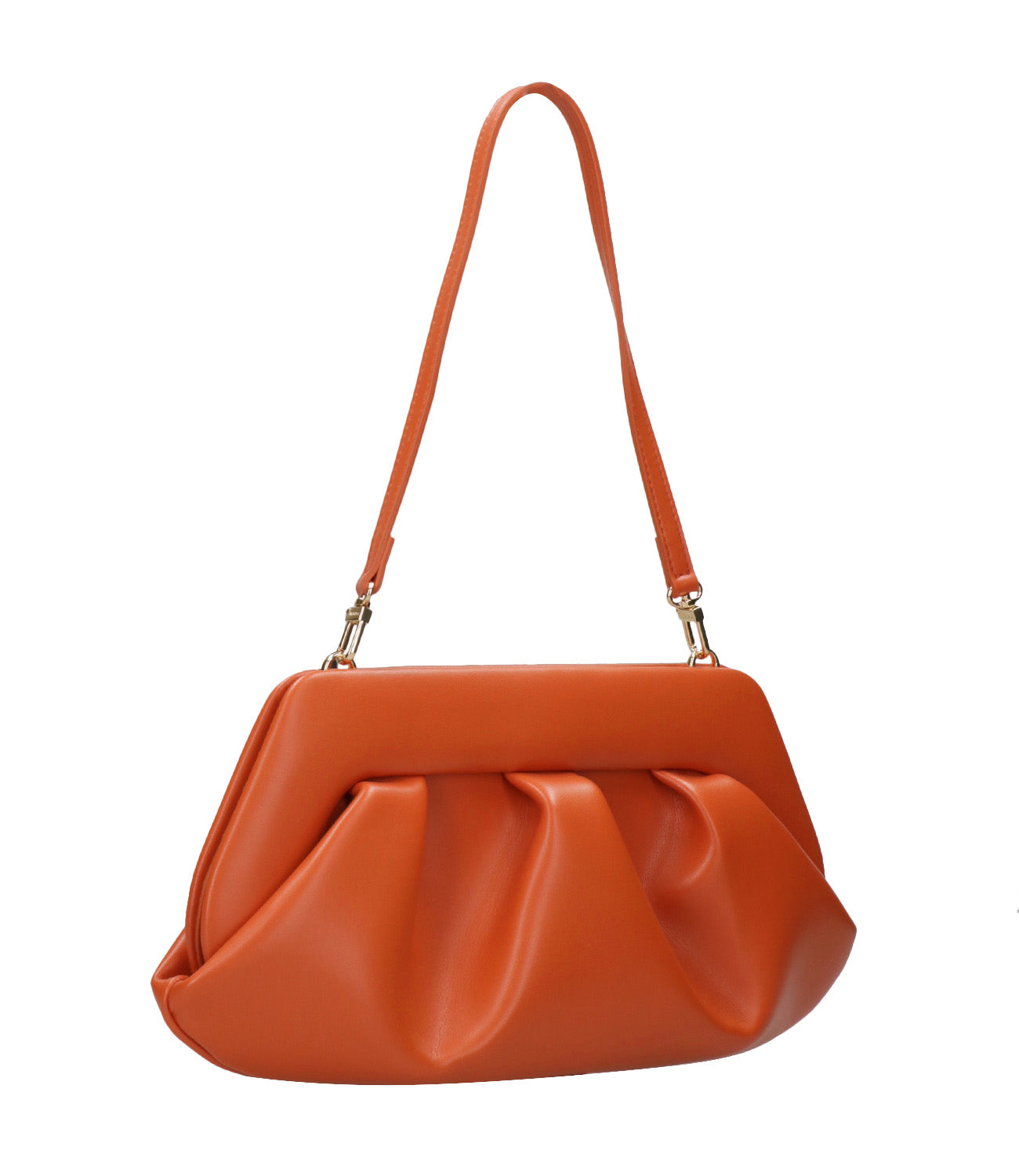 Themoirè | Clutch Emera Arancio scuro