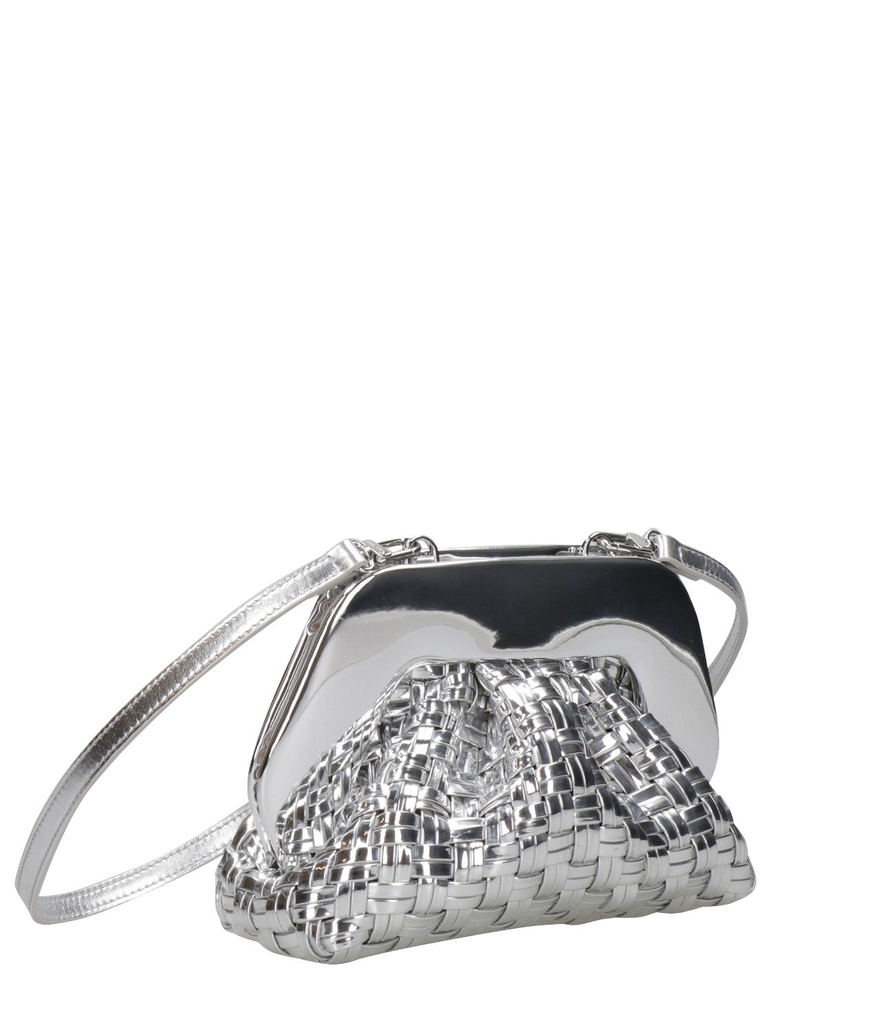 Themoirè | Clutch Gea Silver