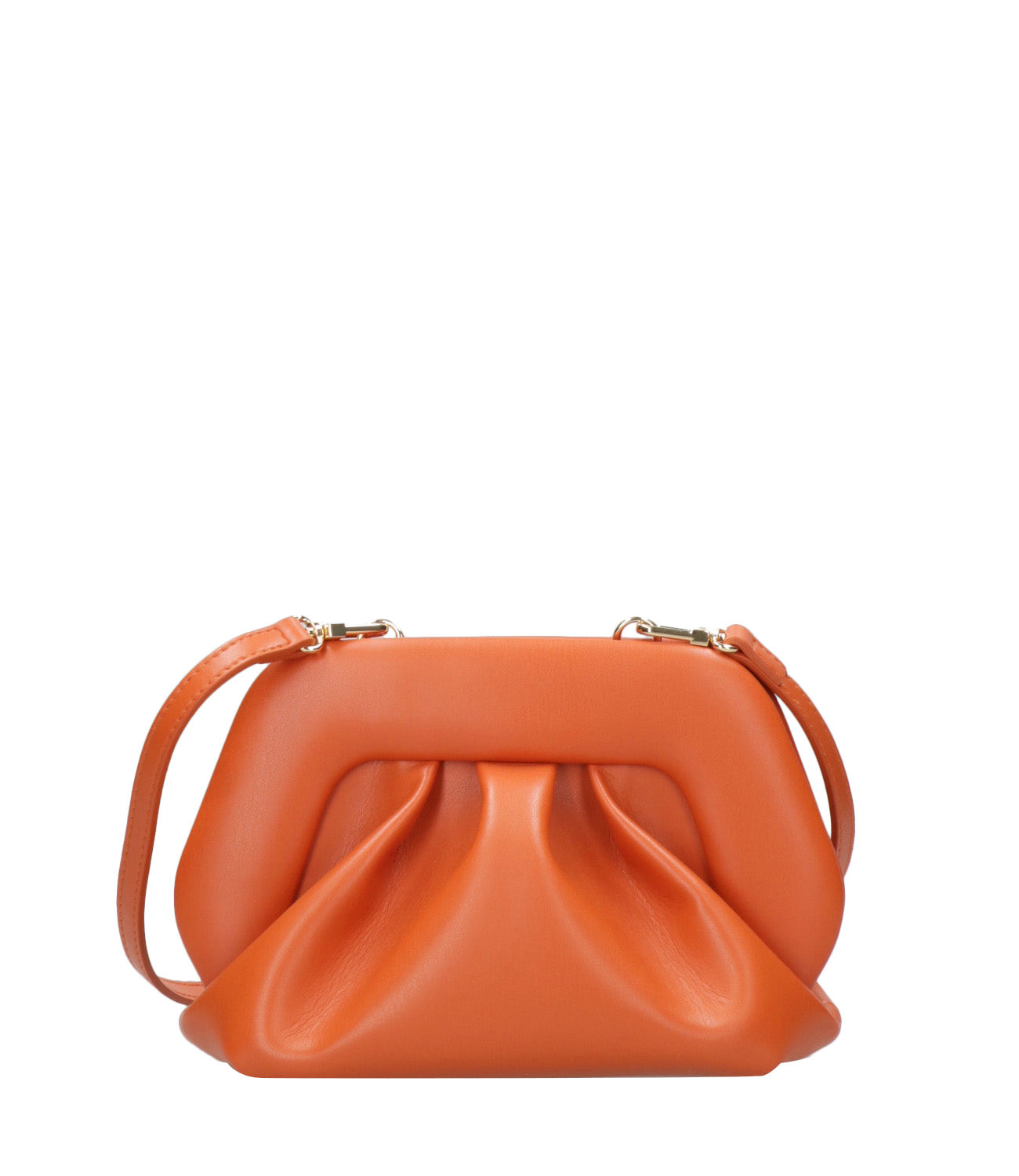 Themoirè | Clutch Gea Arancio scuro